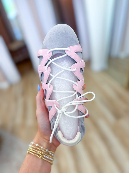 ShuShop Pavola Pink Suede Ballet Flats