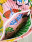 Pink Butterfly Quilted Duffle Weekender Bag
