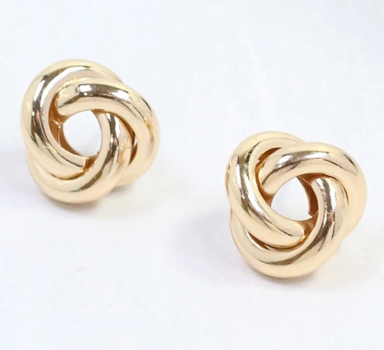 Jules Open Knot Stud Earring