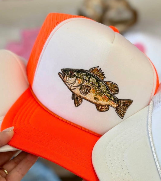Sequin Bass Trucker Hat