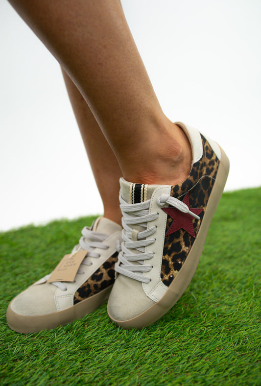Paula Leopard Print ShuShop Sneakers