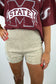 Tan Rhinestone Shorts