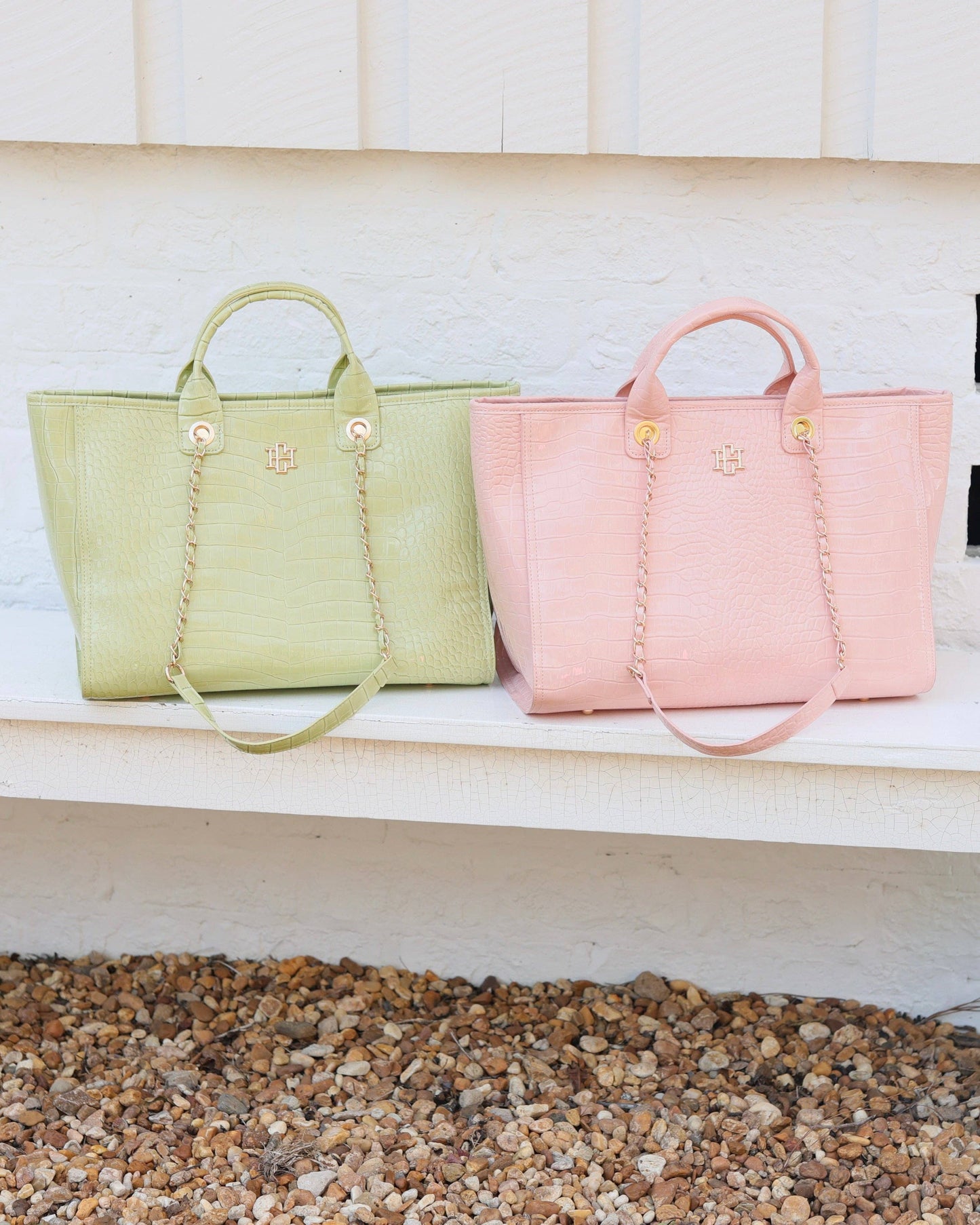 Missy Tote Lime - Caroline Hill