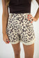 Leopard Jean Shorts