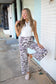 Natural Zebra Print Jeans