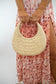 Natural Woven Straw Beach Bag