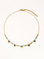 Archie 18K Gold Non-Tarnish Beaded Heart Necklace