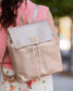 Bennett Backpack Woven Gold - Caroline Hill