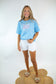 Shell Phone Embroidered Tee