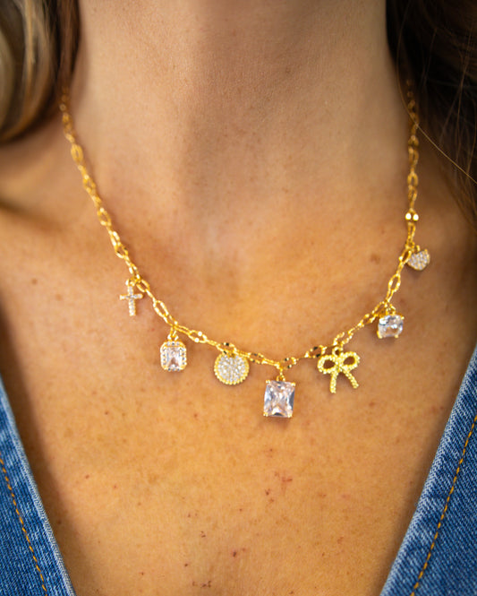 Gold Charm Necklace