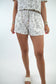 Beachy Seashell Linen Shorts