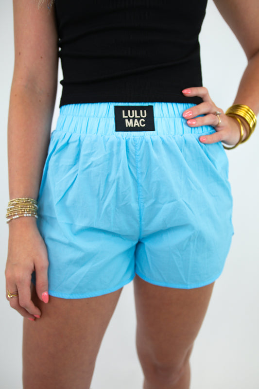 Blue Lulu Mac Shorts
