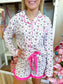 Santa Ruffle Short Pajama Set