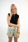 Camo Print Drawstring Shorts