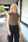 Short Sleeve Leopard Bodysuit