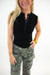 Everyday Ribbed Henley Tank