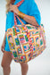 Tropical Quilted Duffle Bag