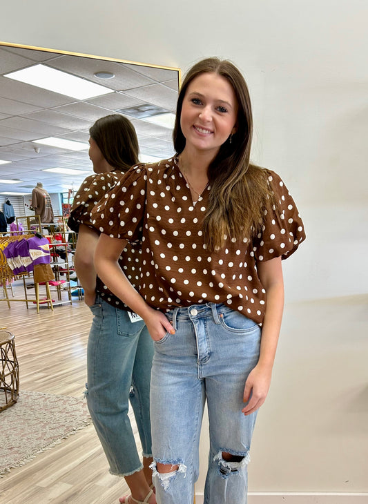 Southern Charm Dot Top