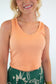Peach Seamless Cropped Top