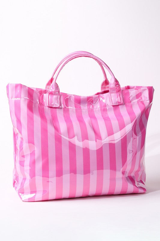 Cabana Vinyl Tote Bag
