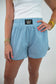 Light Blue Lulu Mac Shorts