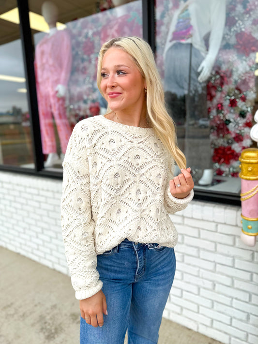 Soft Knit Ivory Sweater