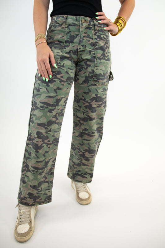 Camo Carpenter Jeans