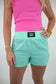 Mint Lulu Mac Shorts