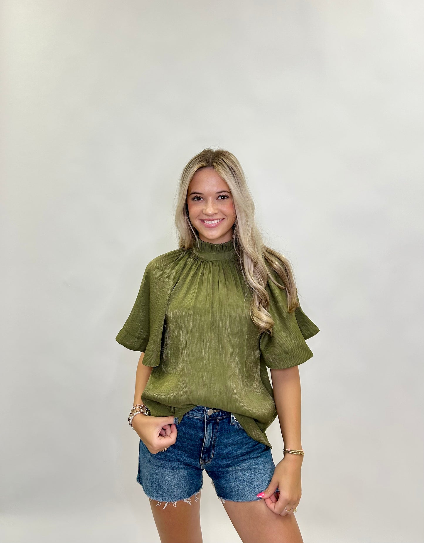 Olive Glow Blouse