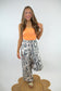 Charcoal Beachy Print Pants