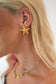 Hammered Starfish Stud Earrings