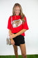Game Day Sequin Football Tee