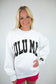 White/Black Lulu Mac Graphic Pullover