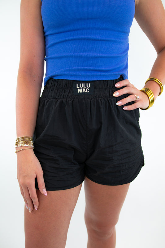 Black Lulu Mac Shorts