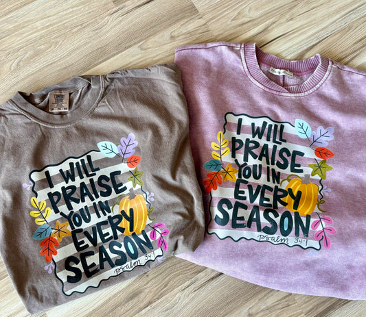 I Will Praise You Sweatshirt - Zenana