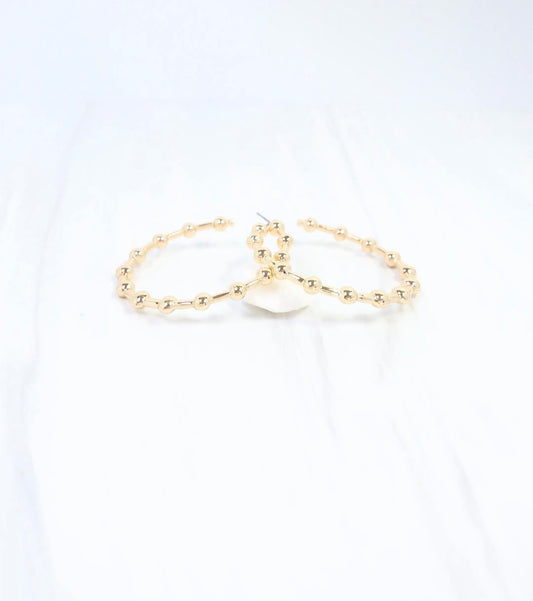 Layne Ball Hoop Earring