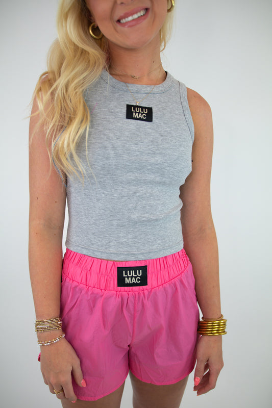 BubbleGum Pink Lulu Mac Shorts