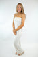 Natural Striped Linen Tank