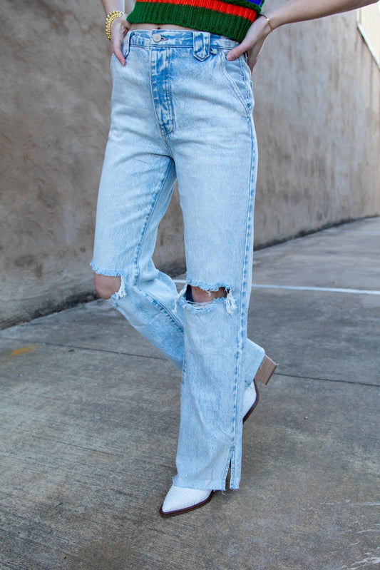 90s Wide Leg Flare Jeans