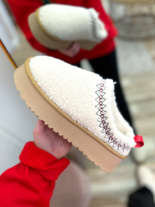 Sherpa Platform Slippers