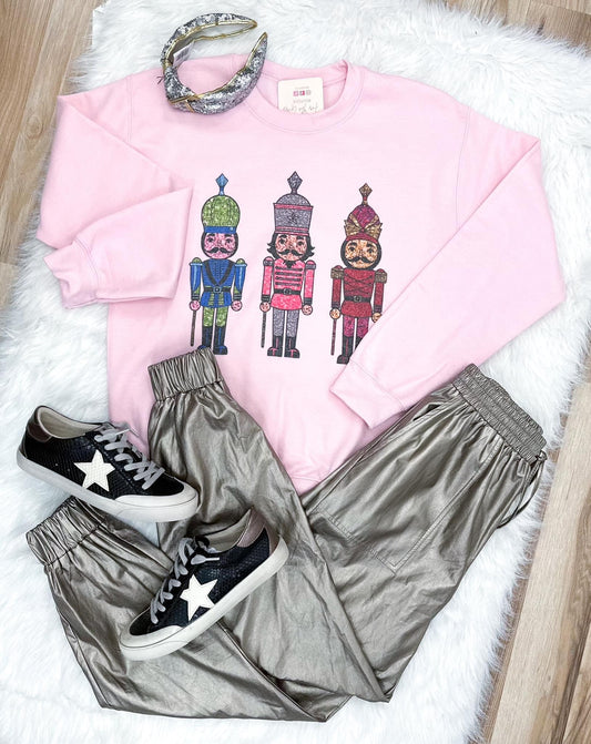 Pink Sparkly Nutcracker Sweatshirt