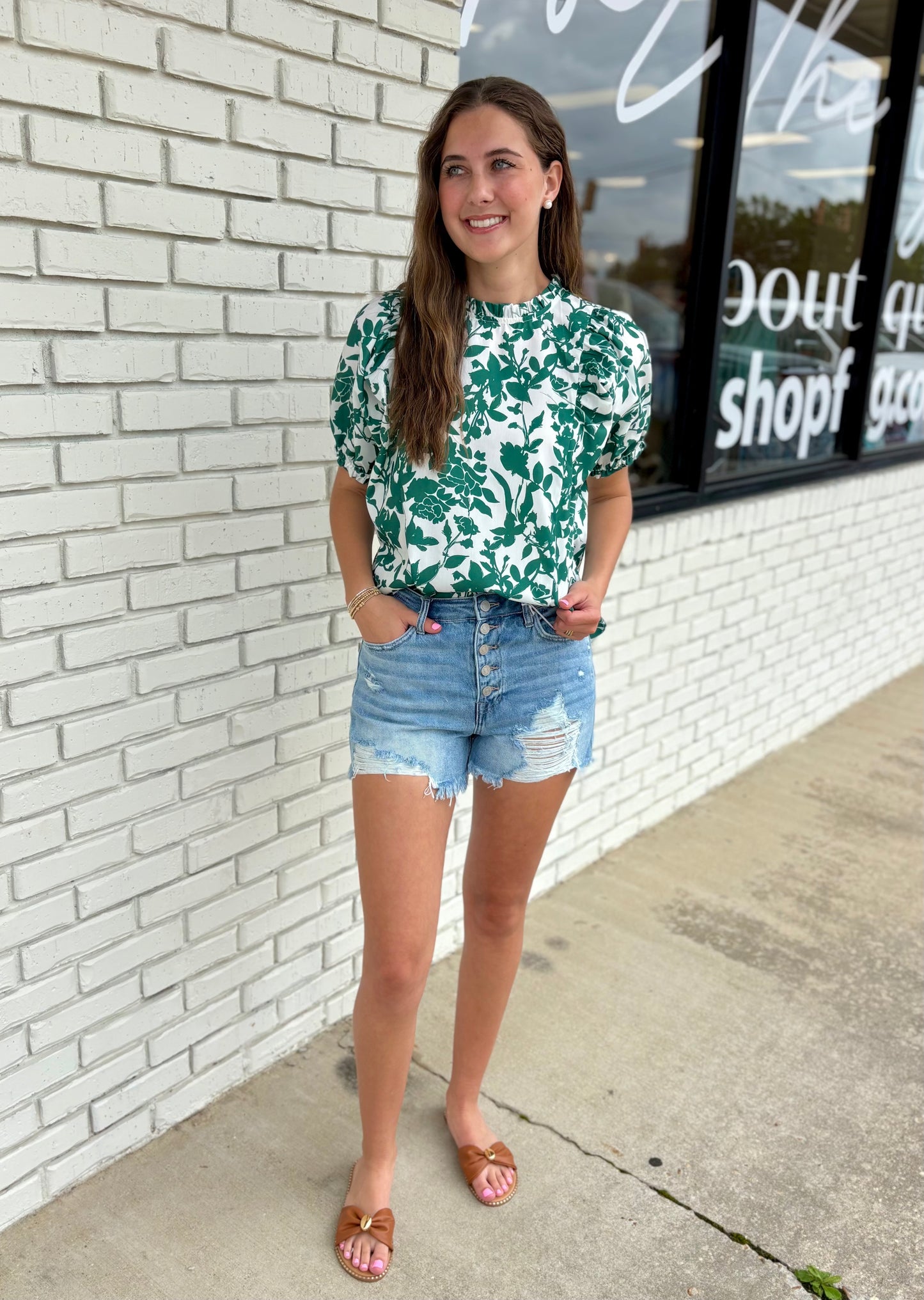 High Rise Mom Blue Jean Shorts