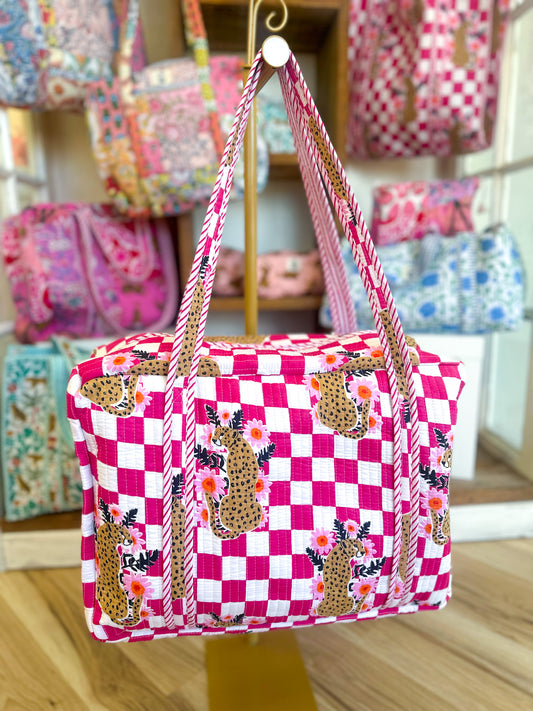 Quilted Weekender Bag