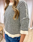 Ivory Black Sweater
