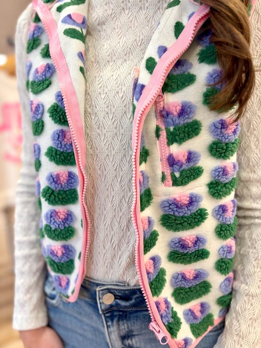 Tulip Printed Vest