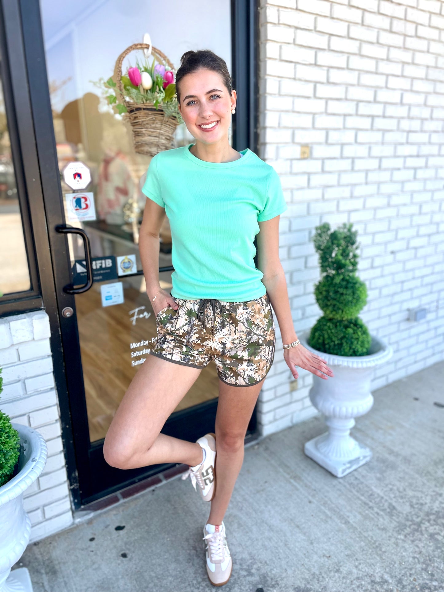Neutral Camo Shorts