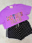 Motherhood Orchid Graphic Tee