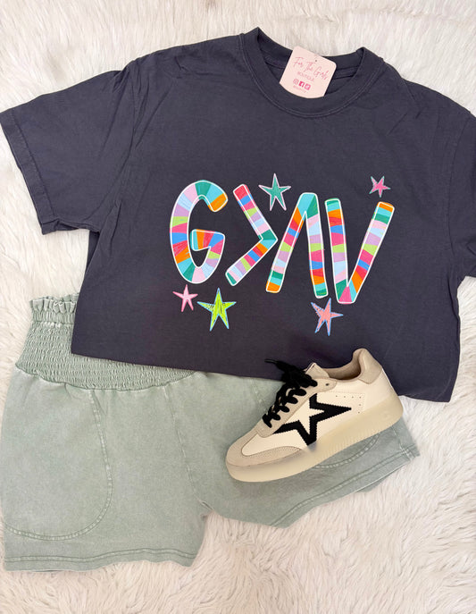 God Is Greater Charcoal Graphic Tee