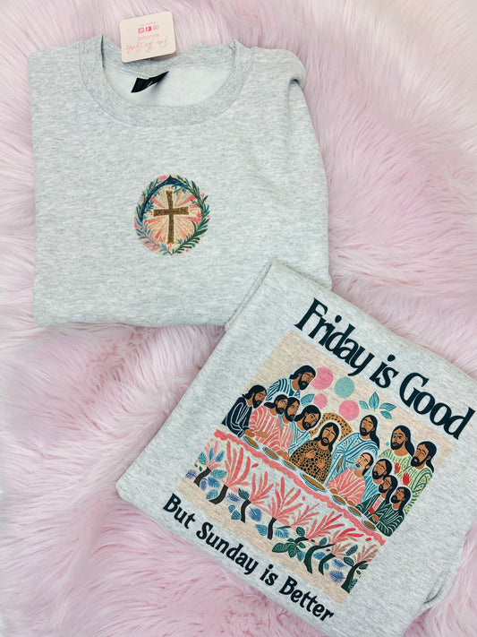 Sunday Is Better Graphic Pullover