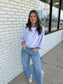 Floral Oversized Crew Neck Pullover
